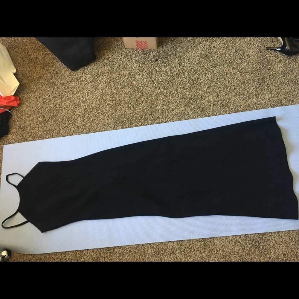 Calvin Klein formal long black dress size 4